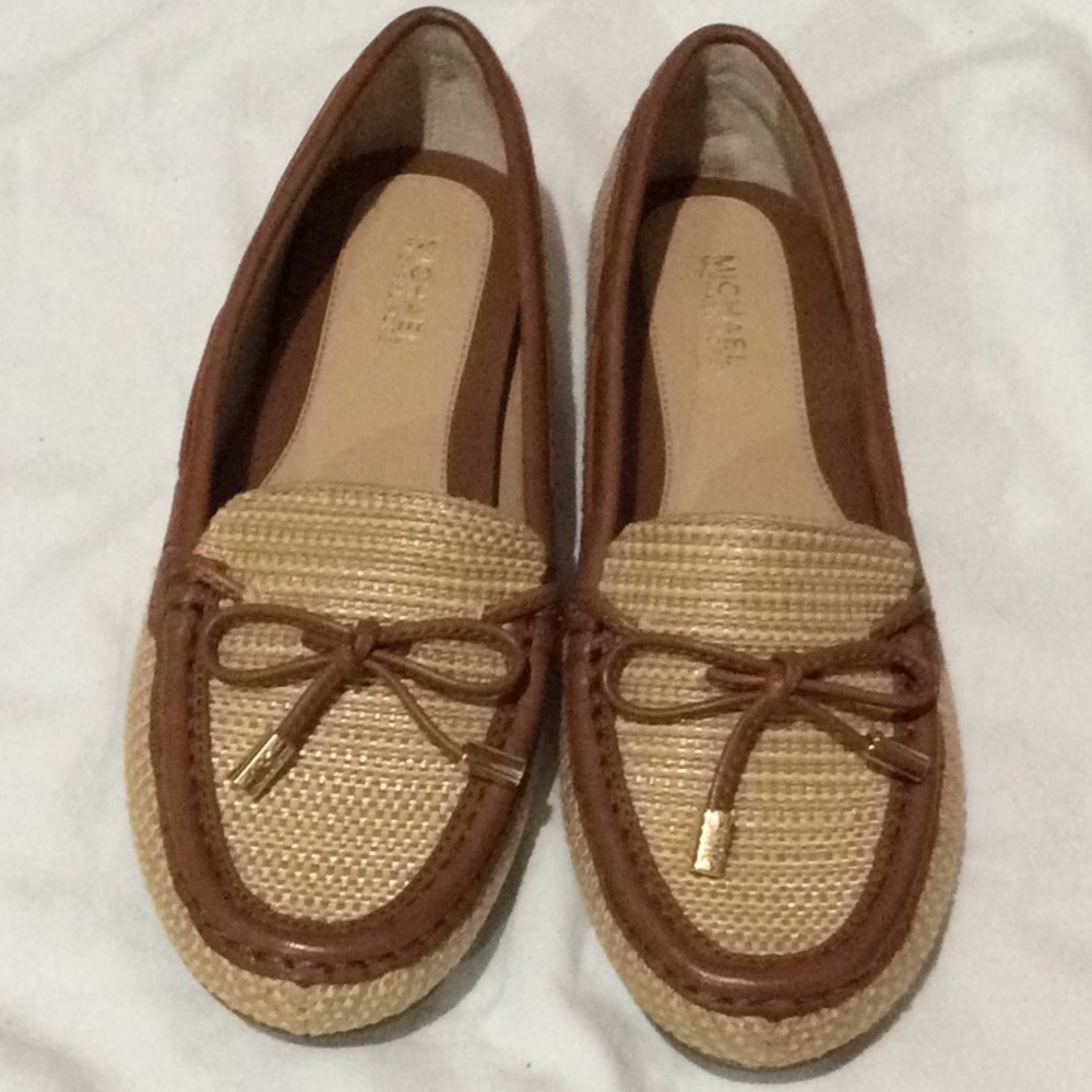 Michael Kors daisy mocassin natural luggage - Picture 1 of 7